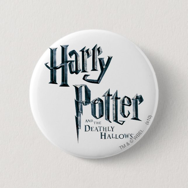 Harry Potter und das Deathly Hallow Logo 1 Button (Vorderseite)