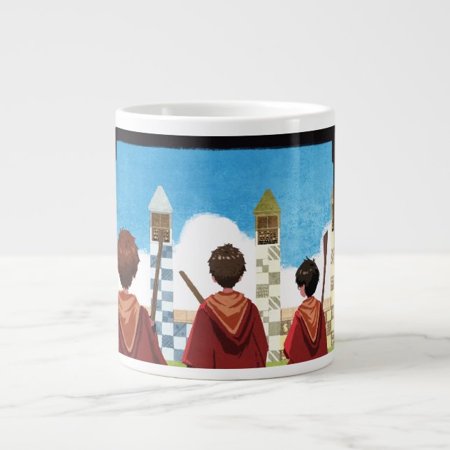 HARRY POTTER™ und das GRYFFINDOR™ QUIDDITCH™-Team Jumbo-Tasse (Vorderseite)