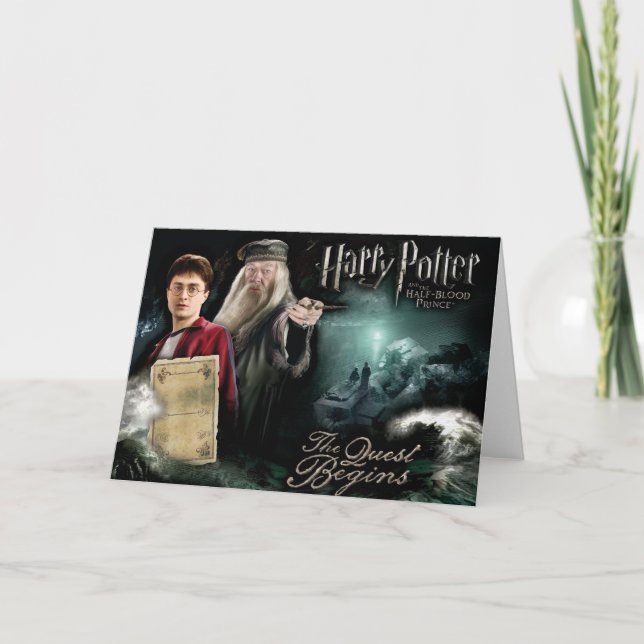 Harry Potter und Dumbledore Karte (Vorderseite)