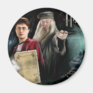 Harry Potter und Dumbledore Magnet