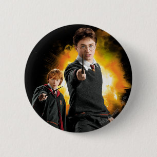 Harry Potter und Ron Weasley Button
