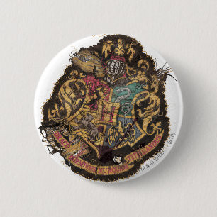 Harry Potter Vintage Hogwarts Crest Button