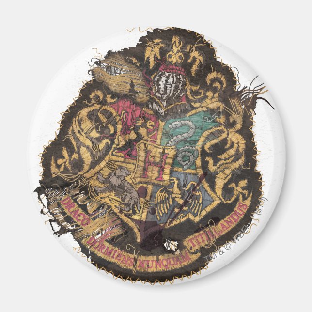 Harry Potter | Vintage Hogwarts Crest Magnet (Vorne)