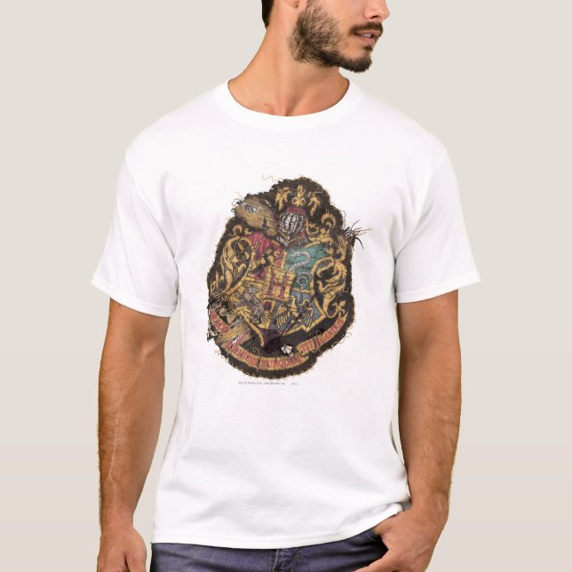 Harry Potter | Vintage Hogwarts Crest T-Shirt (Vorderseite)