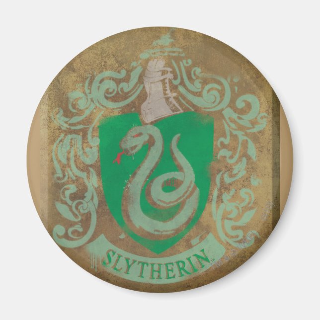 Harry Potter | Vintage Slytherin Magnet (Vorne)