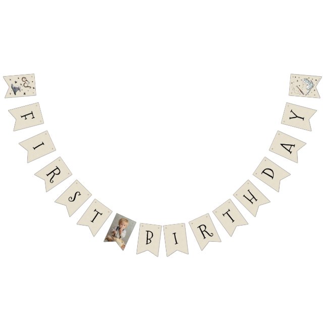 Harry Potter Vintage zum ersten Geburtstag Wimpelkette (Alle)