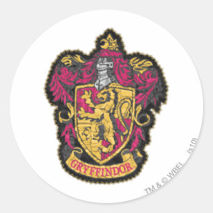Harry Potter   Wappen des Hauses Gryffindor Runder Aufkleber