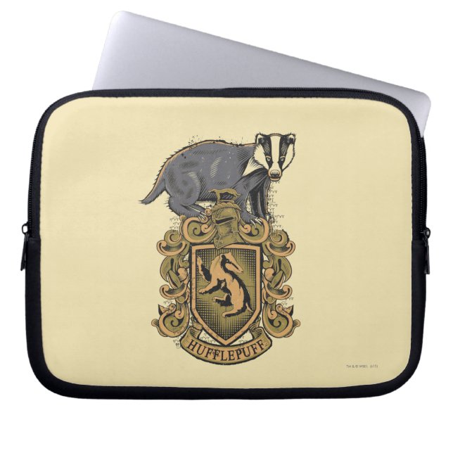 Harry Potter | Wappen von Hufflepuff mit Dachs Laptopschutzhülle (Vorderseite)