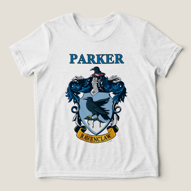 Harry Potter | Wappen von Ravenclaw Tri-Blend Shirt (Design Vorderseite)