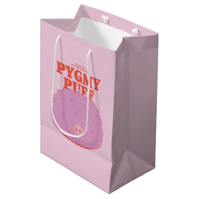 HARRY POTTER™ | Weasleys Wizard Pygmy Puff Mittlere Geschenktüte (Vorderseite Schrägansicht)