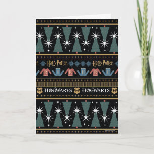 HARRY POTTER™ Weihnachtsstrickmuster Karte