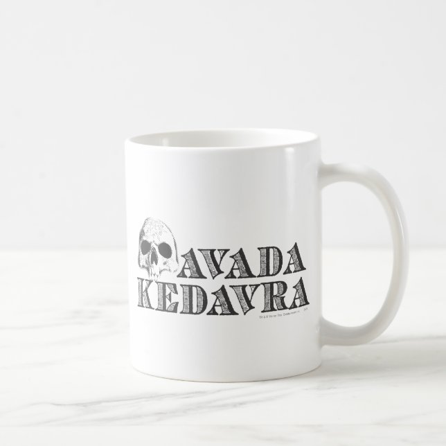 Harry-Potter-Zauber | Avada Kedavra Tasse (Rechts)