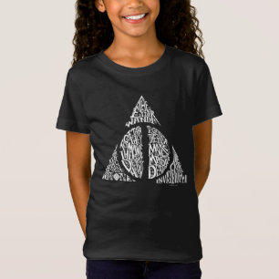 Harry Potter Zauber DEATHLY HALLOWS Typografie G T-Shirt