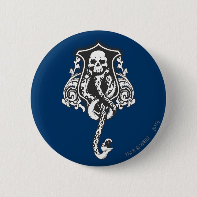 Harry-Potter-Zauber | Dunkler Mal Button (Vorderseite)