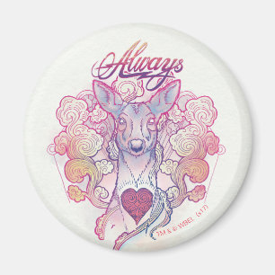 Harry-Potter-Zauber   "Immer" Doe Patronus Magnet