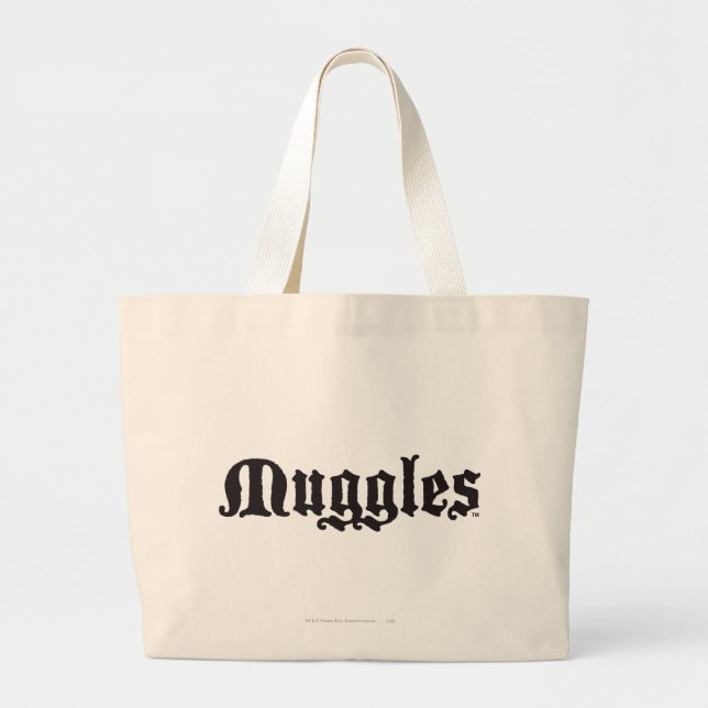 Harry Potter Zauber | Muggel Jumbo Stoffbeutel (Vorne)