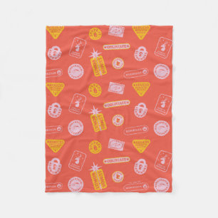 HARRY POTTER™   Zauber Muster Fleecedecke
