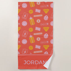 HARRY POTTER™ Zauber Muster Strandtuch