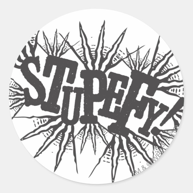 Harry-Potter-Zauber | Stupify! Runder Aufkleber (Vorderseite)