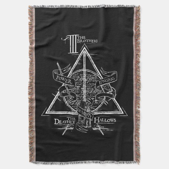 Harry Potter-Zauber | TODESRELIQUIEN Grafik Decke (Vorderseite Vertikal)