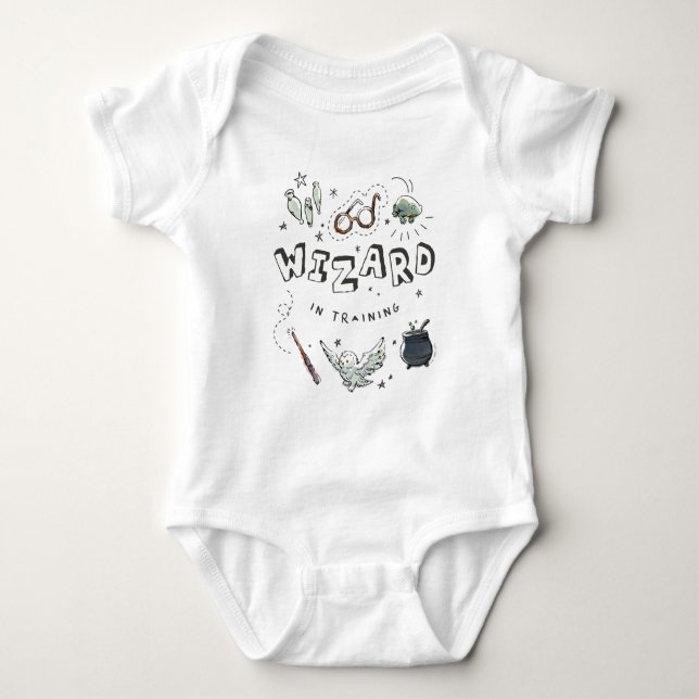 HARRY POTTER™ | Zauberlehrling Baby Strampler (Vorderseite)