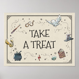 Harry Potter zum ersten Geburtstag Leckerei Poster