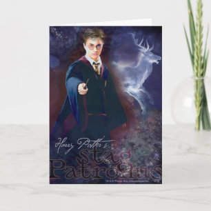 Harry Potter's Stag Patronus Karte