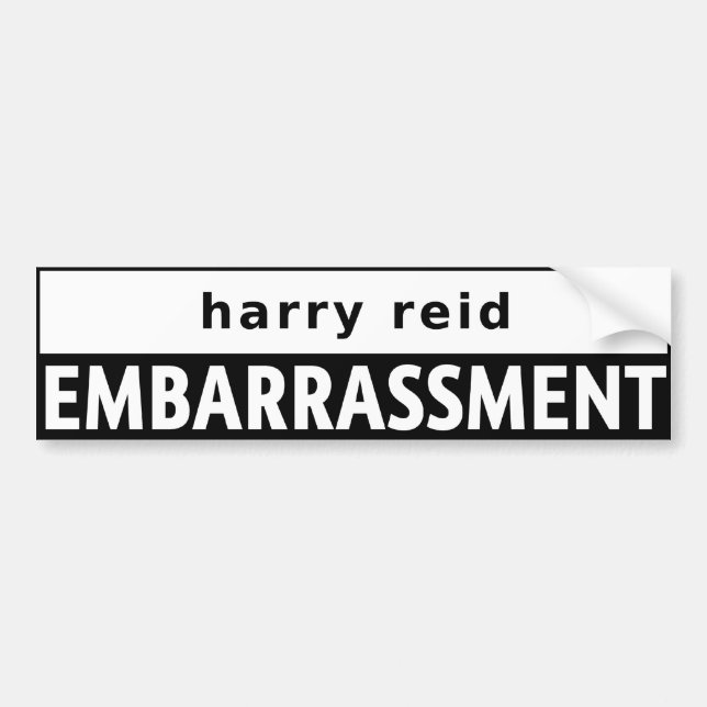 Harry Reid Autoaufkleber (Vorne)