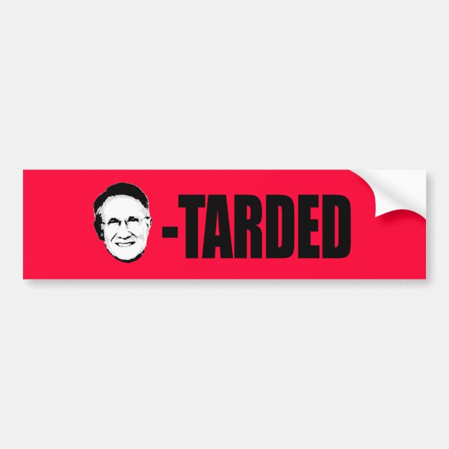 Harry Reid-tarded Autoaufkleber (Vorne)