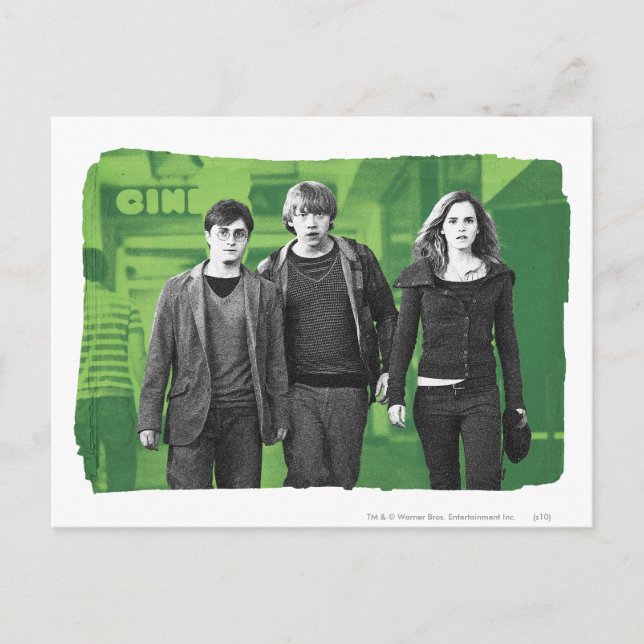 Harry, Ron und Hermione 1 Postkarte (Vorderseite)