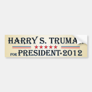 Harry S. Truman 2012 Autoaufkleber