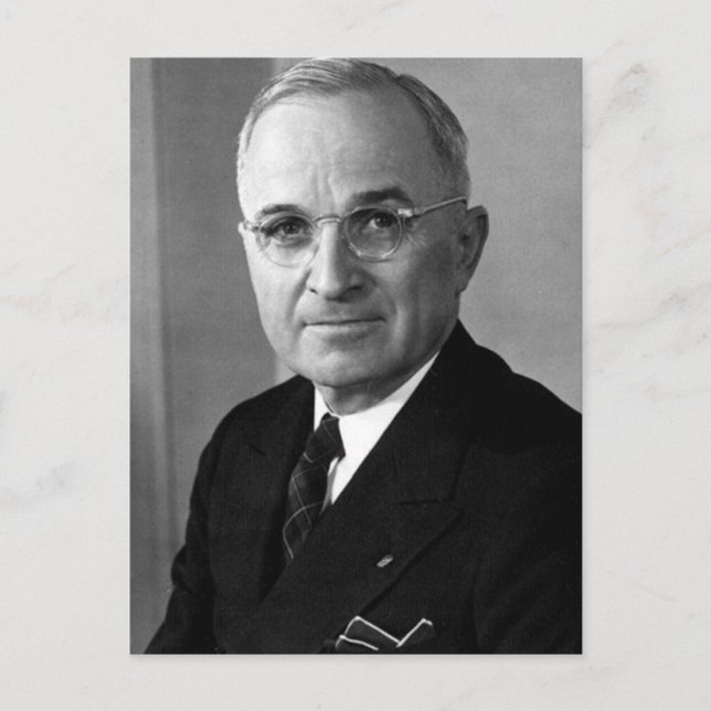 Harry S. Truman 33 Postkarte (Vorderseite)