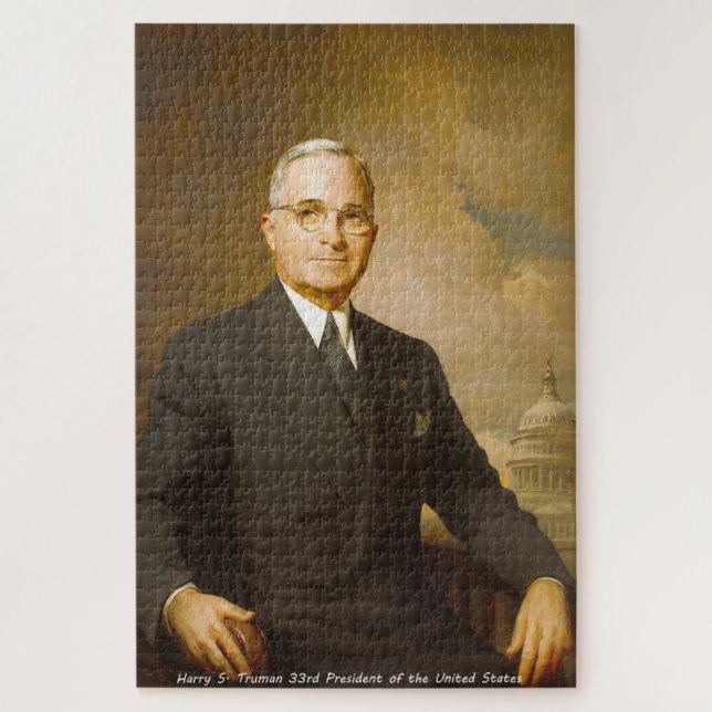 Harry S. Truman 33. Präsident Puzzle (Vertikal)