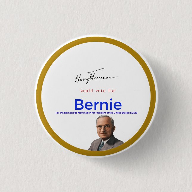 Harry S Truman für Button (Vorderseite)