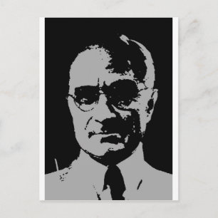 Harry S. Truman Silhouette Postkarte