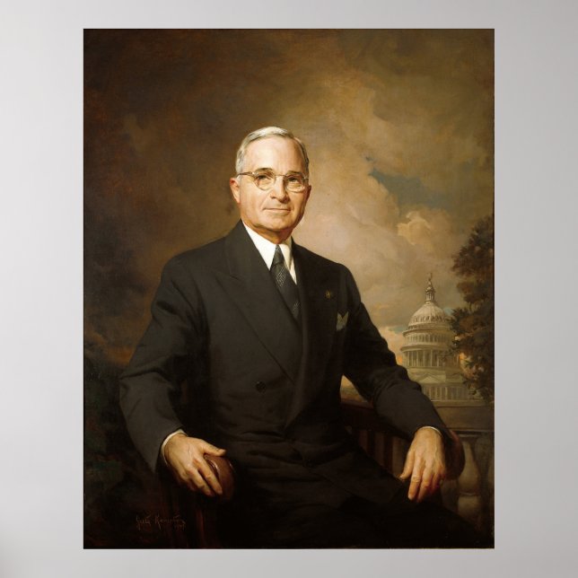 HARRY S. TRUMAN von Greta Kempton Poster (Vorne)