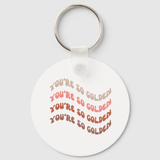 Harry Styles Golden Schlüsselanhänger (Vorderseite)