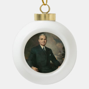 Harry Truman Keramik Kugel-Ornament