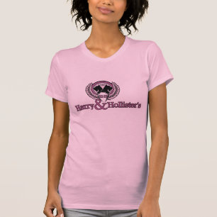 Harry- u. Hollisterlogo T - Rosa T-Shirt