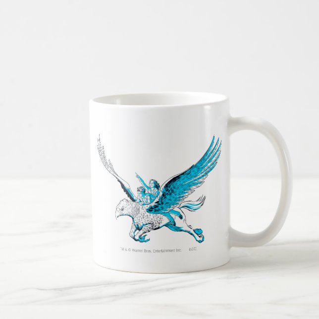 Harry und Hermione auf einem Hippogriff Tasse (Rechts)