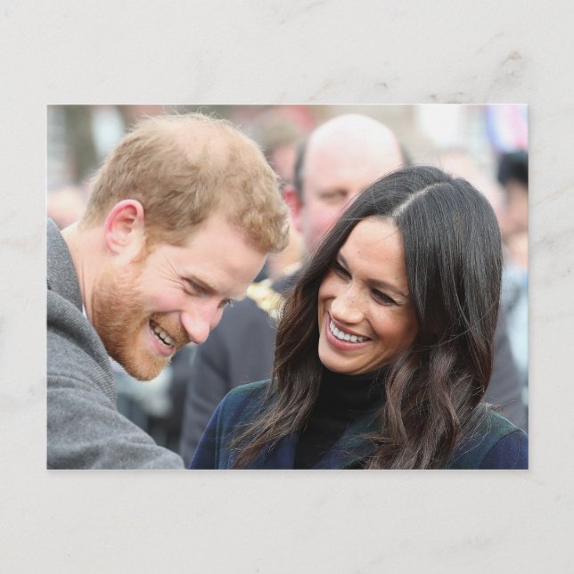 Harry und Meghan, Duke und Duchess von Sussex Postkarte (Vorderseite)