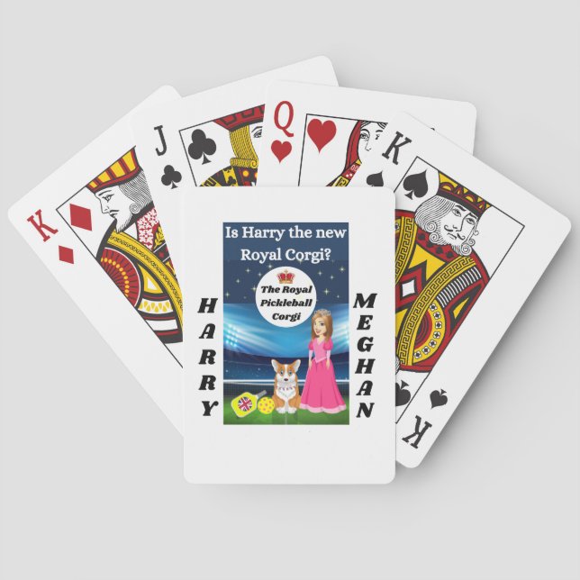 Harry und Meghan Playing Cards Spielkarten (Rückseite)