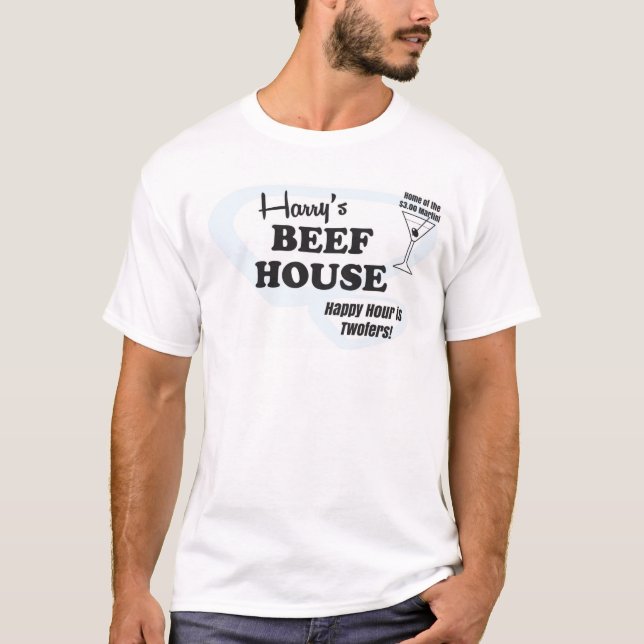 Harrys das T-Stück der Rindfleisch-Hausmänner T-Shirt (Vorderseite)