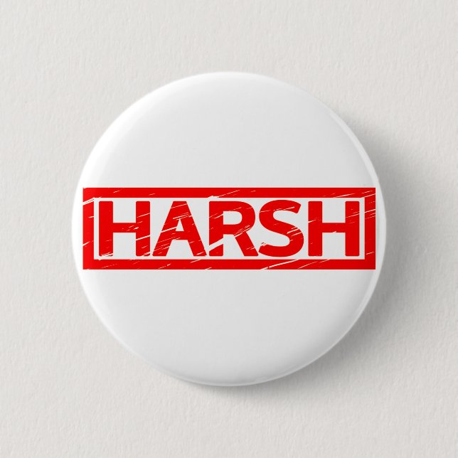 Harsche Briefmarke Button (Vorderseite)
