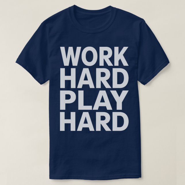 hart arbeiten 23 T-Shirt (Design vorne)