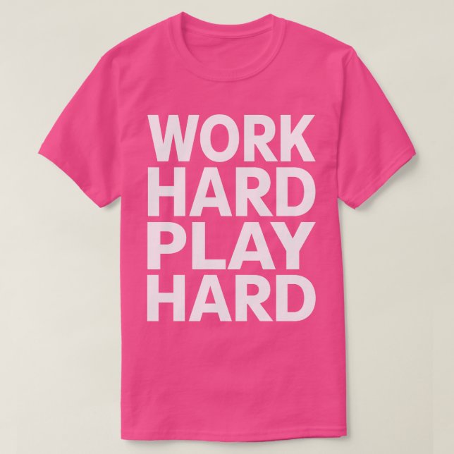 hart arbeiten 8 T-Shirt (Design vorne)