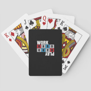 hart arbeiten, so hart spielen, Motivation, Dedica Spielkarten