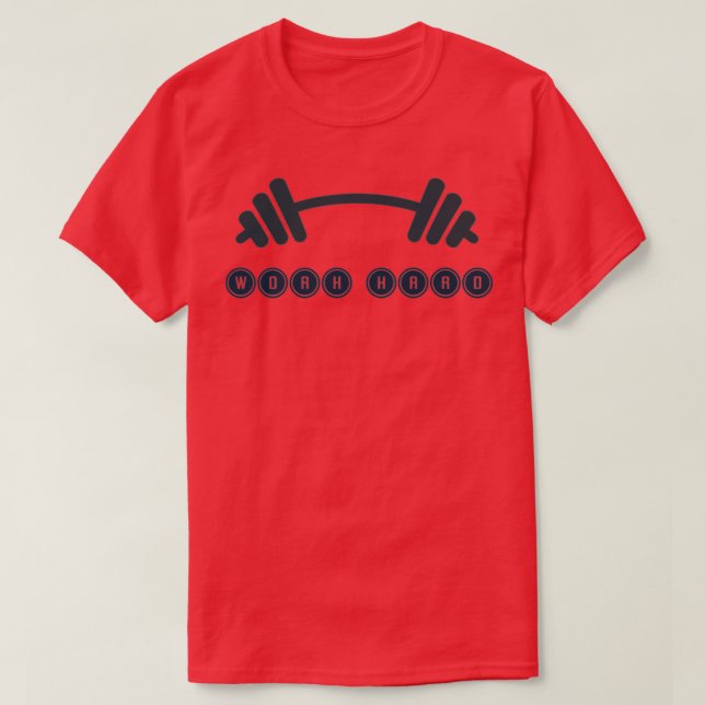 hart arbeiten T-Shirt (Design vorne)