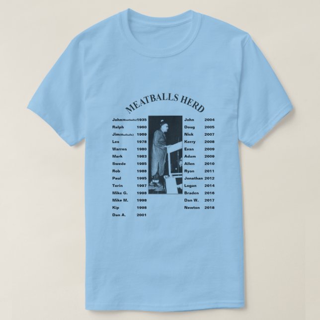 Hart-Gebirgsfleischklöschen-Shirt 2018 T-Shirt (Design vorne)