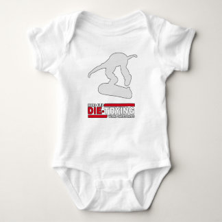 Hart Gedreht Die Skateboarding-Geschenk Baby Strampler